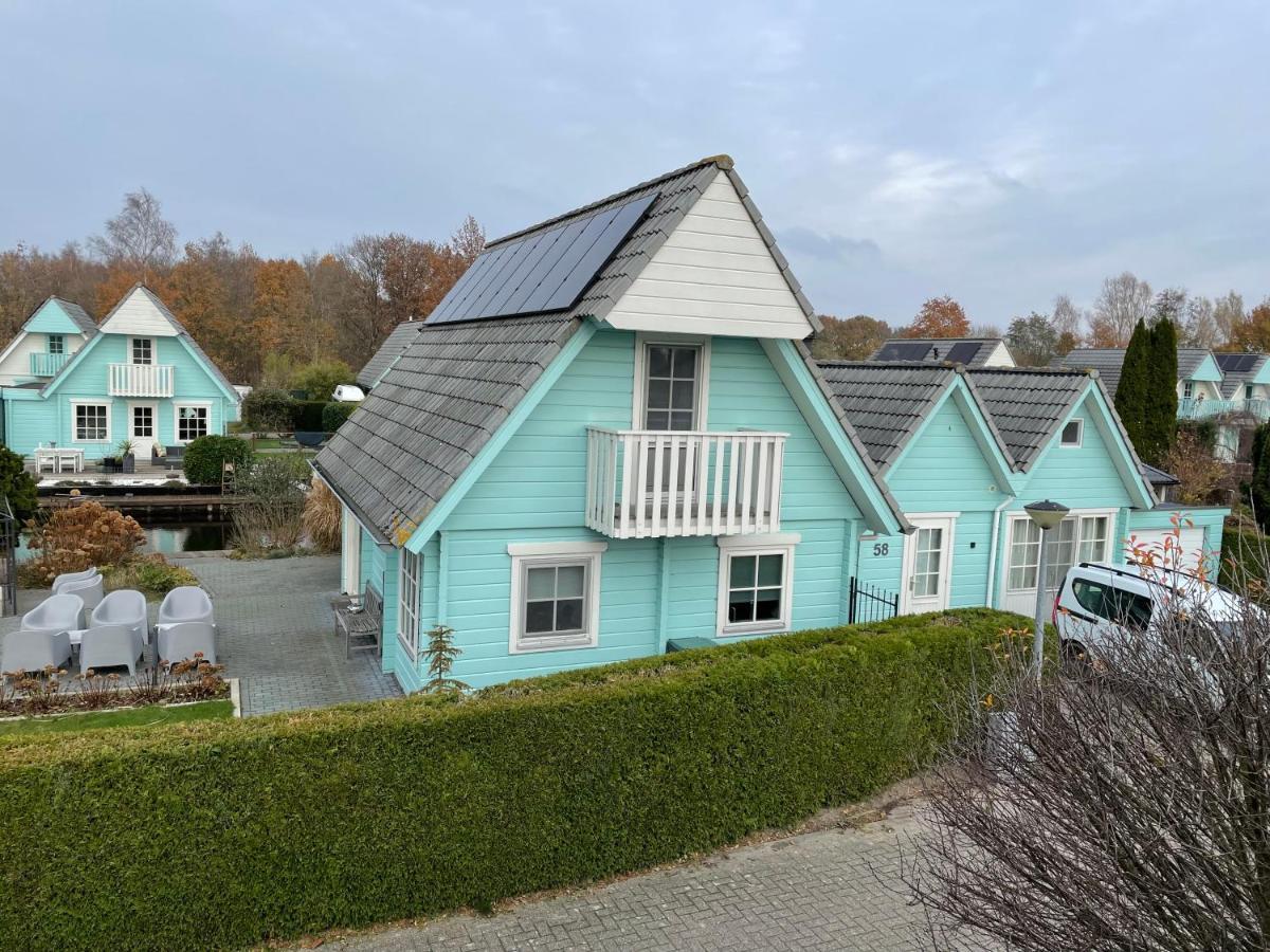 Vrijstaande Luxe Finse Blokhut 2-6 Of 2-8 Pers Villa Kropswolde Bagian luar foto