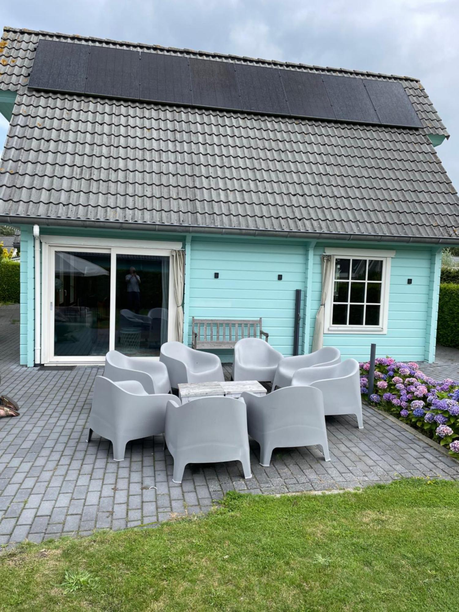 Vrijstaande Luxe Finse Blokhut 2-6 Of 2-8 Pers Villa Kropswolde Bagian luar foto