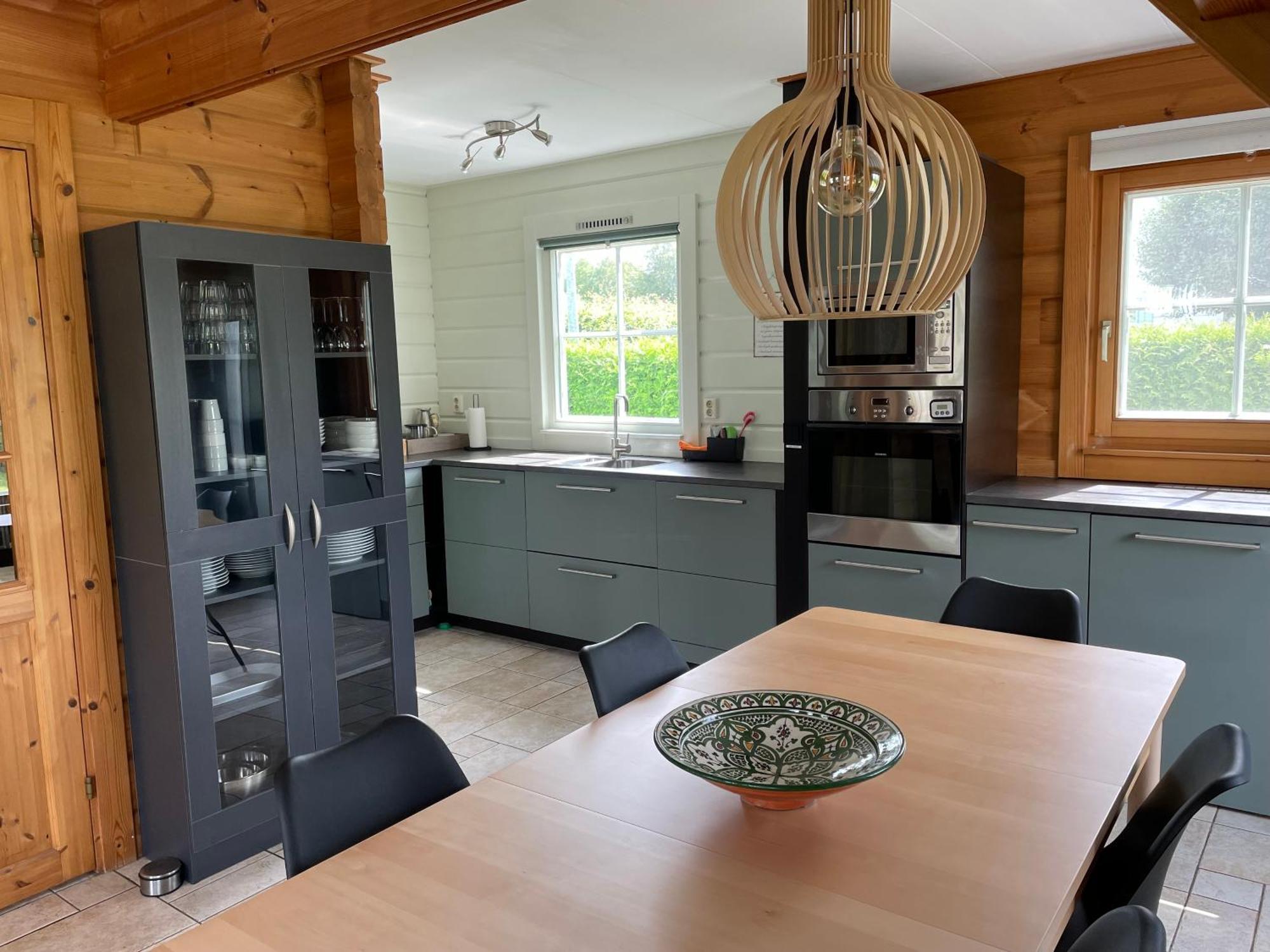 Vrijstaande Luxe Finse Blokhut 2-6 Of 2-8 Pers Villa Kropswolde Bagian luar foto