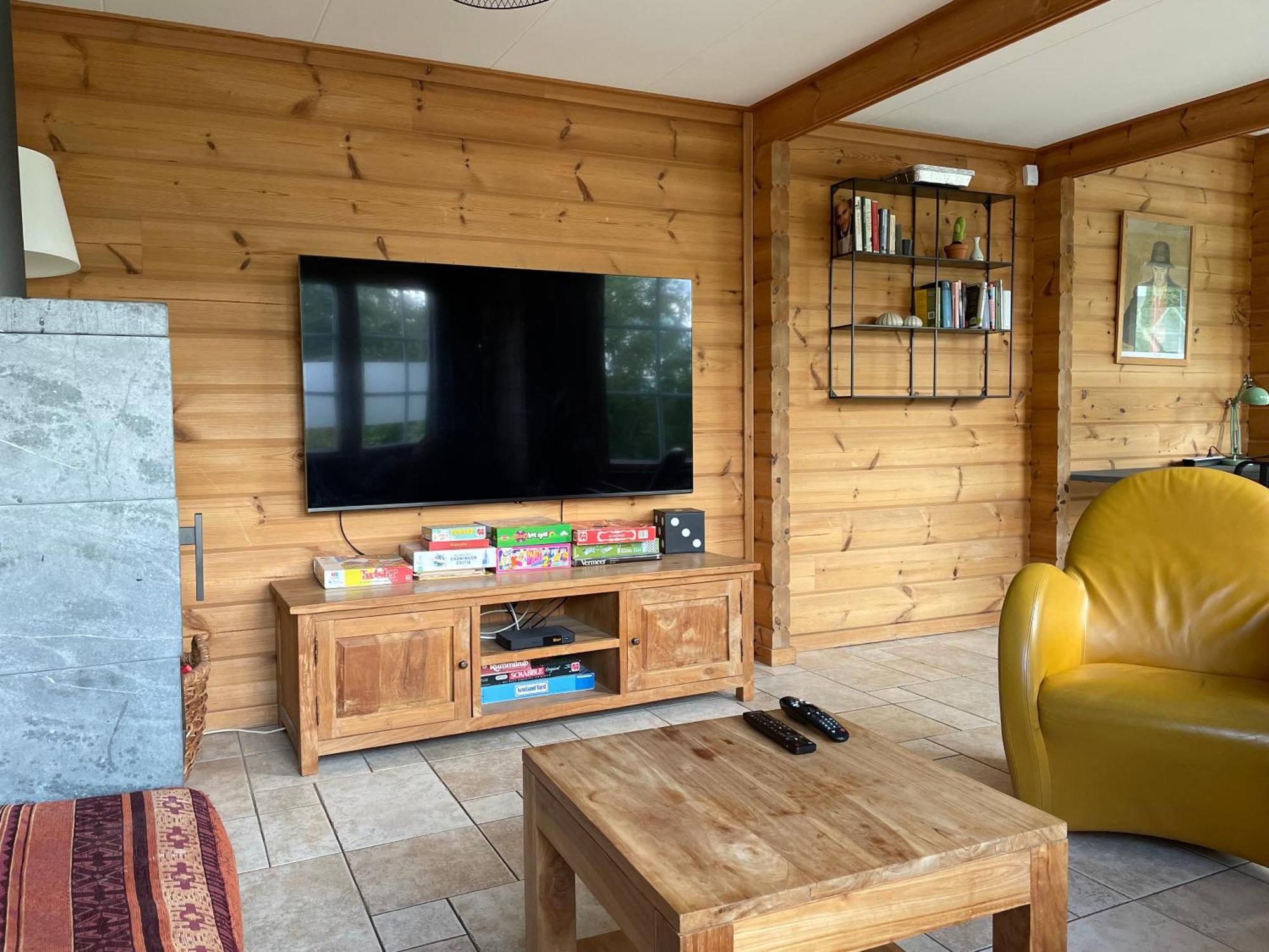Vrijstaande Luxe Finse Blokhut 2-6 Of 2-8 Pers Villa Kropswolde Bagian luar foto